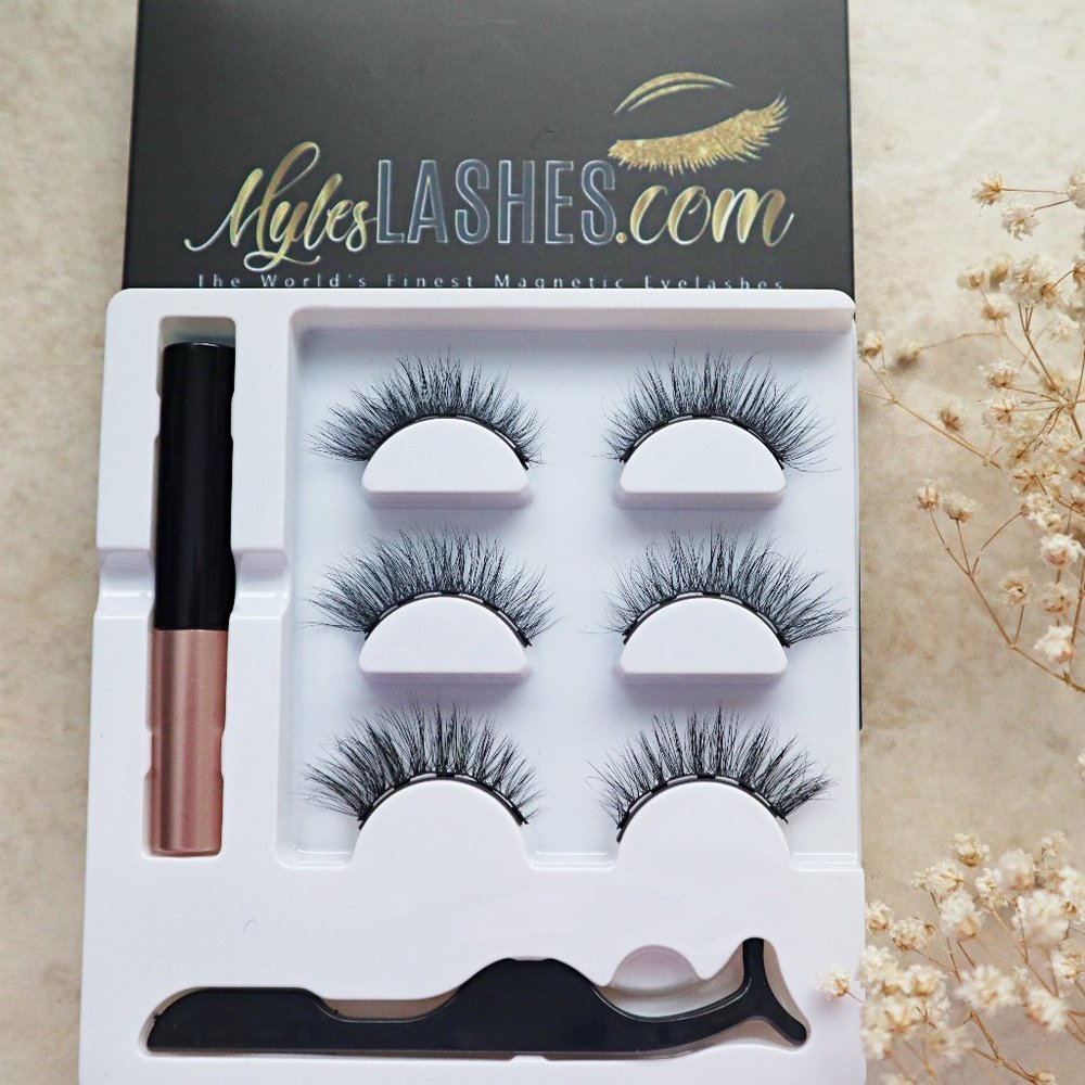 Luxury Magnetic Eyelashes 3 pairs handmade…